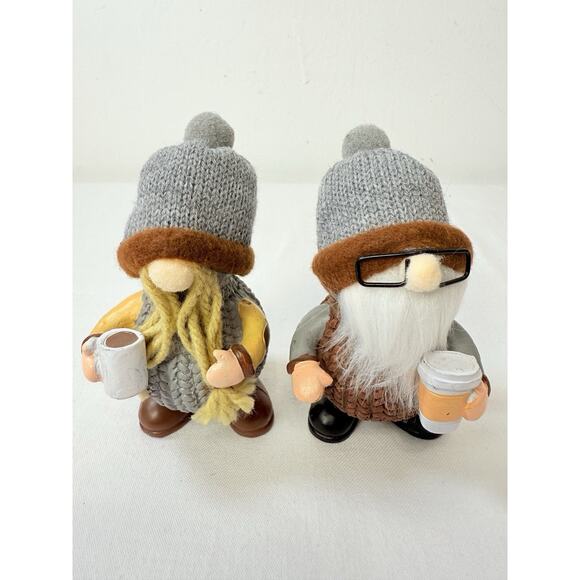 Ganz Coffee Gnomes Set Of Two Figurines - Picture 5 of 5
